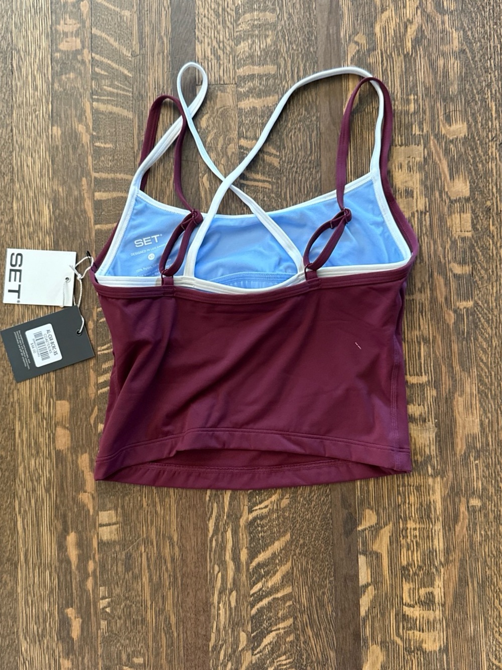 SET Active Cami and Shorts in Coaster- size xs - Picture 2 of 5